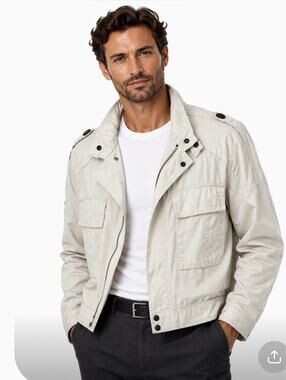 ACNE STUDIOS Ecru Cotton Jacket F